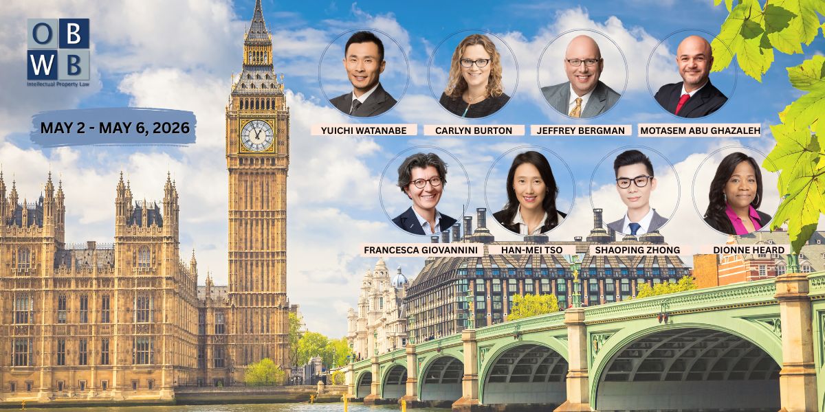 OBWB @ INTA 2026 | Osha Bergman Watanabe & Burton | Intellectual ...